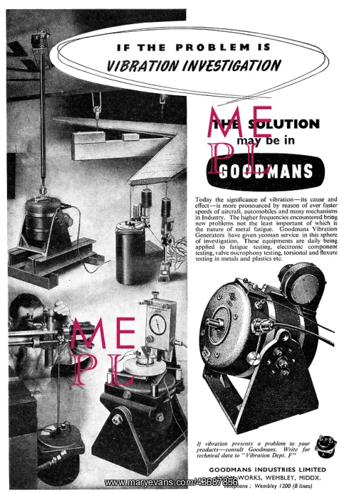 : Goodmans Vibration Generators & Test Equipment : Goodmans Vibration Generators & Test Equipment