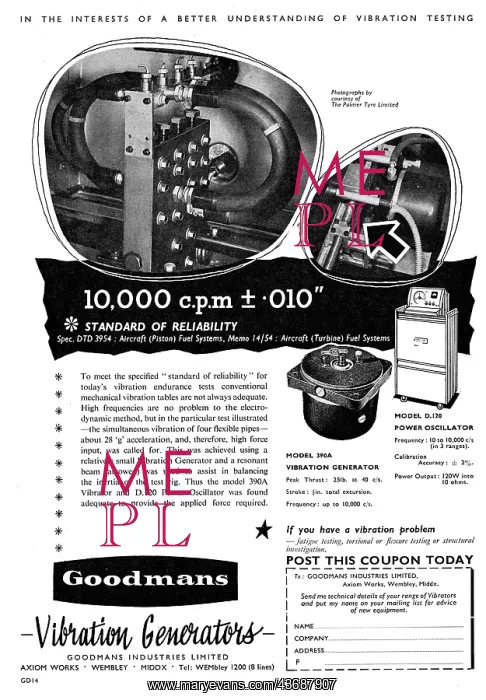 : Goodmans Vibration Generators & Test Equipment : Goodmans Vibration Generators & Test Equipment