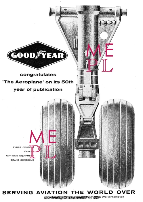 : Goodyear Congratulates 'The Aeroplane' On Its 50th : Goodyear Congratulates 'The Aeroplane' On Its 50th