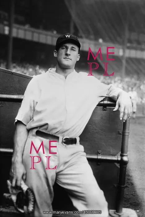 : Goose Goslin when he played for the Washington Senators : Goose Goslin when he played for the Washington Senators