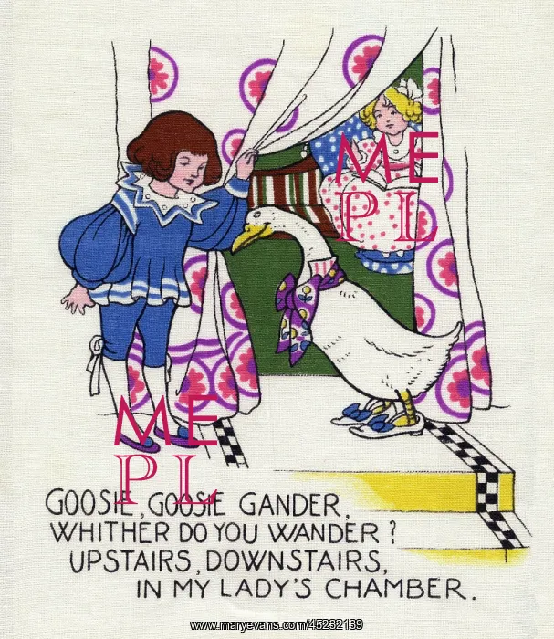 : Goosie Goosie gander : Goosie Goosie gander