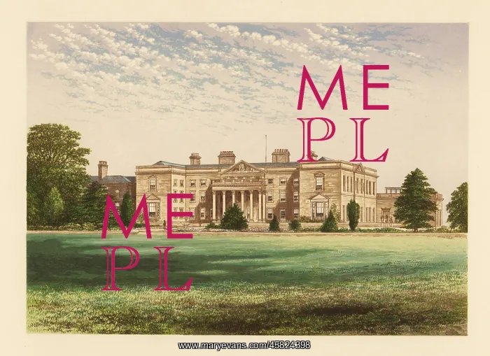 : Gopsall Hall, Leicestershire, England : Gopsall Hall, Leicestershire, England