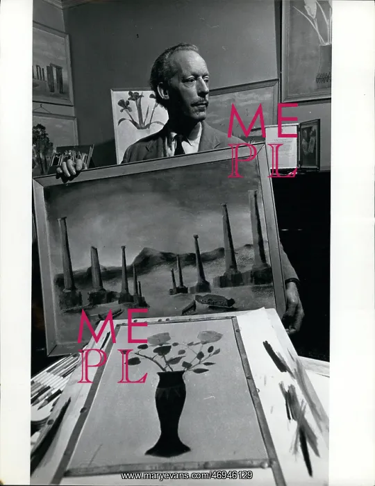 : Gordon Steny, blind artist : Gordon Steny, blind artist