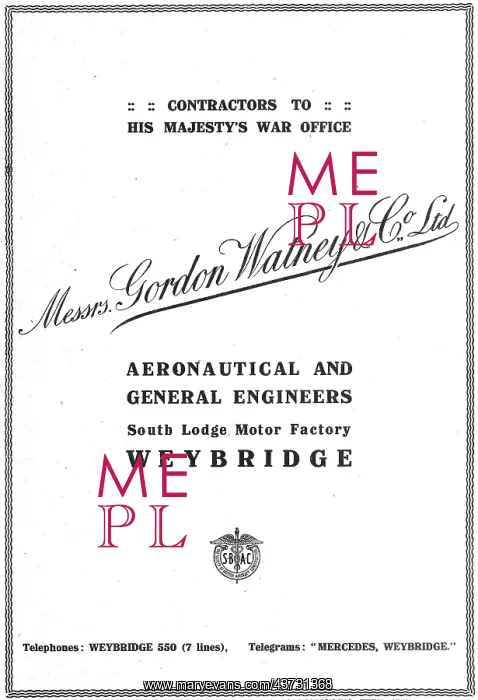 : Gordon Watney Aeronautical Engineers : Gordon Watney Aeronautical Engineers