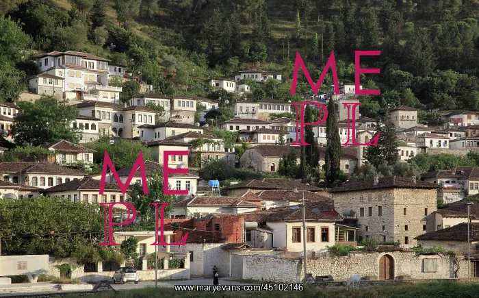 : Gorica quarter, Berat, Albania : Gorica quarter, Berat, Albania