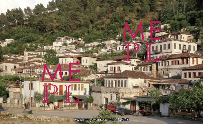 : Gorica quarter, Berat, Albania : Gorica quarter, Berat, Albania