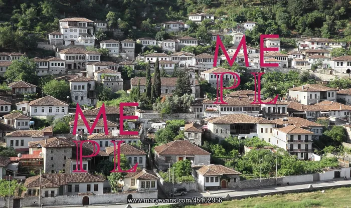 : Gorica quarter, Berat, Albania : Gorica quarter, Berat, Albania