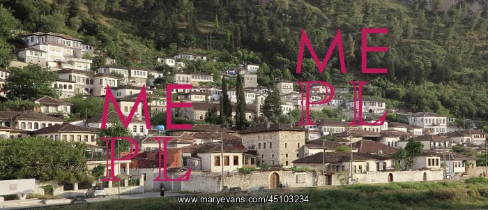 : Gorica quarter, Berat, Albania : Gorica quarter, Berat, Albania