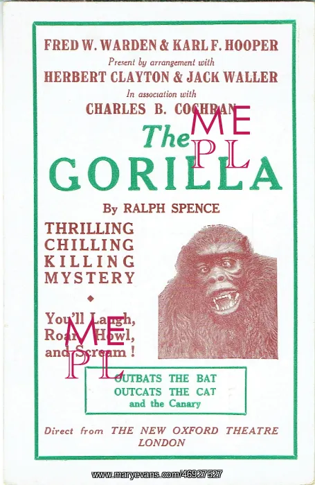 : The Gorilla by Ralph Spence : The Gorilla by Ralph Spence