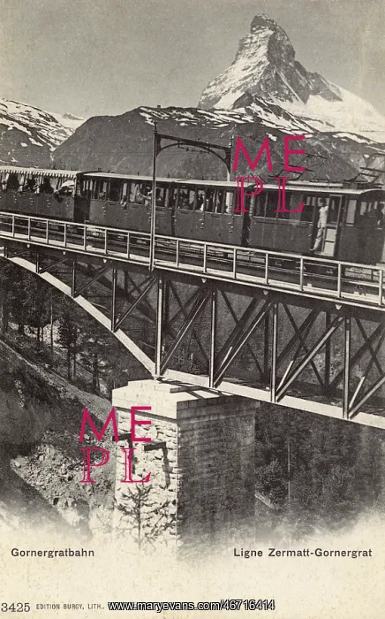 : Gornergratbahn, Switzerland - The Zermatt-Gornergrat Line : Gornergratbahn, Switzerland - The Zermatt-Gornergrat Line