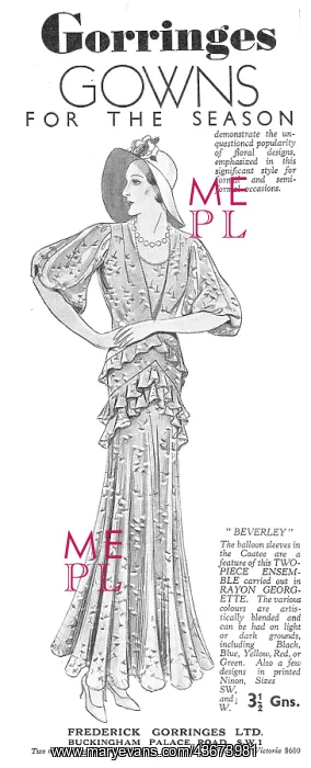 : Gorringes Ladies Evening Gowns : Gorringes Ladies Evening Gowns