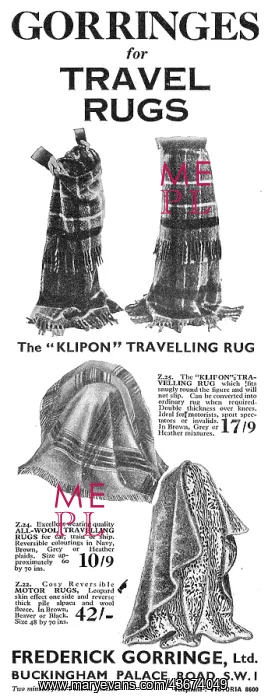 : Gorringes Travel Rugs : Gorringes Travel Rugs