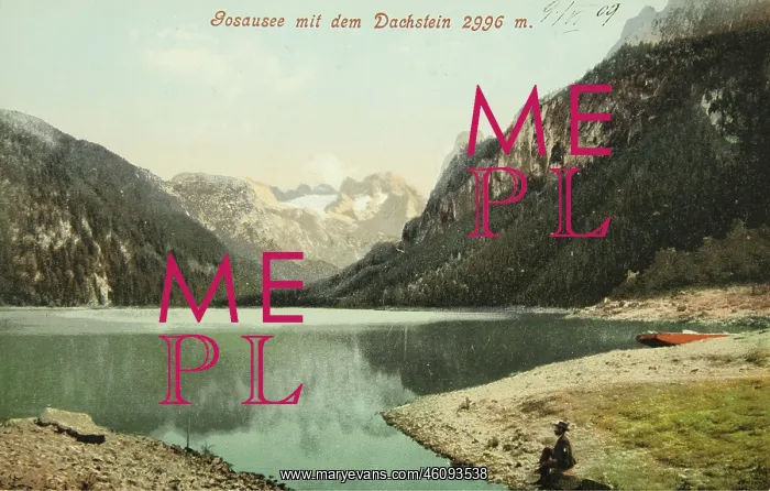 : Gosau. Gosausee with the Dachstein (2996 m) : Gosau. Gosausee with the Dachstein (2996 m)