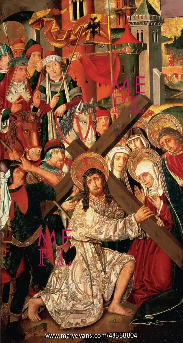 : Gothic Art. Spain. 15th century. Jesus walked to Calvary (14 : Gothic Art. Spain. 15th century. Jesus walked to Calvary (14