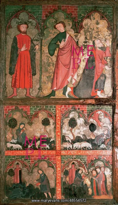 : Gothic art. St. Emilian tables. It represents scenes from th : Gothic art. St. Emilian tables. It represents scenes from th