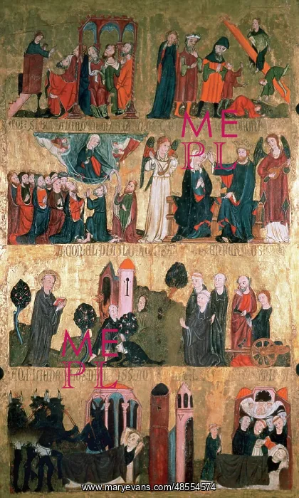 : Gothic art. St. Emilian tables. It represents scenes from th : Gothic art. St. Emilian tables. It represents scenes from th