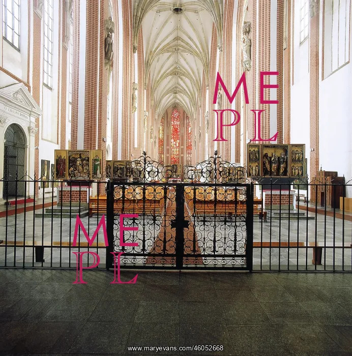 : Gothik hall church in the monastery Wroclaw : Gothik hall church in the monastery Wroclaw