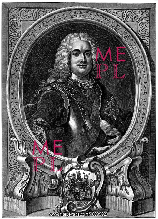 : Gotter, Gustav Adolf Count of, 26.3.1692 - 28.5.1762 : Gotter, Gustav Adolf Count of, 26.3.1692 - 28.5.1762