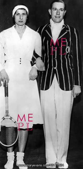 : Gottfried von Cramm, with Hilde Sperling-Krahwinkel : Gottfried von Cramm, with Hilde Sperling-Krahwinkel
