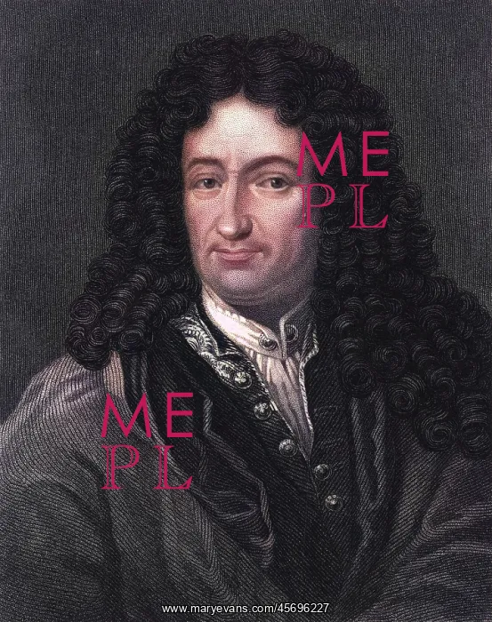 : Gottfried von Leibniz, German mathematician and philosopher : Gottfried von Leibniz, German mathematician and philosopher