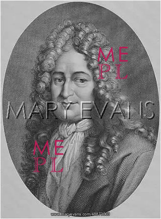 : Gottfried von Leibniz, German mathematician and philosopher : Gottfried von Leibniz, German mathematician and philosopher