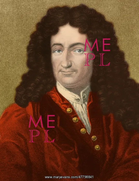 : Gottfried Wilhelm Leibniz, German Mathematician : Gottfried Wilhelm Leibniz, German Mathematician