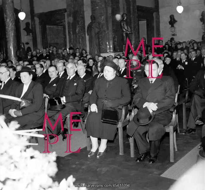 : Gottwald. Prague, Czechoslovakia - 1949. State funeral of President Edvard Benes : Gottwald. Prague, Czechoslovakia - 1949. State funeral of President Edvard Benes