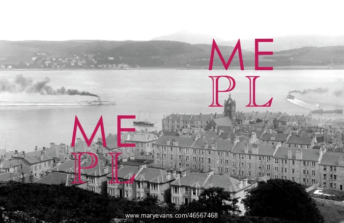  : Gourock, from Tower Hill 1900
