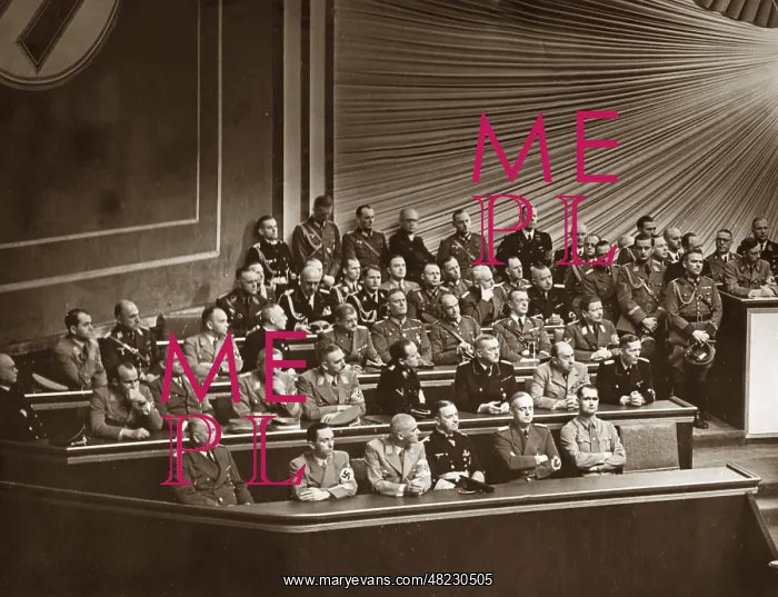 : Government bench during a Reichstag session in the Kroll : Government bench during a Reichstag session in the Kroll