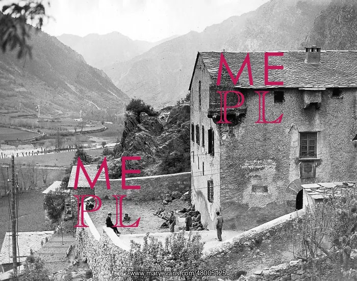 : Government building in Andorra in 1938 : Government building in Andorra in 1938