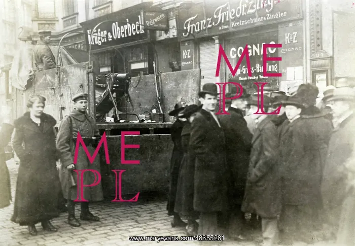 : Government forces secure a polling station, 1919 : Government forces secure a polling station, 1919
