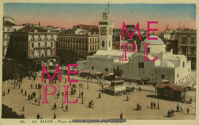 : Government square and the Mosque, Algiers : Government square and the Mosque, Algiers