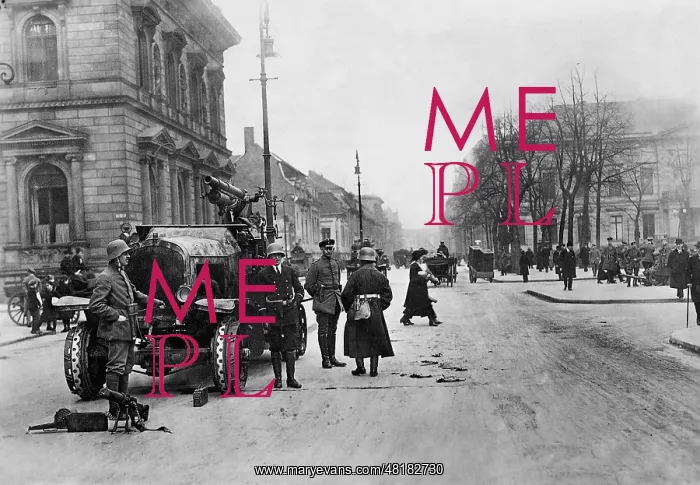 : Government troops in Berlin, 1919 : Government troops in Berlin, 1919