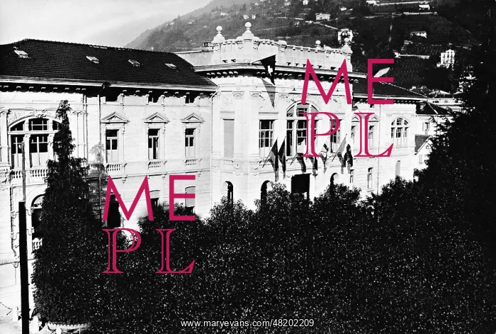 : Governmental palace in Locarno, 1925 : Governmental palace in Locarno, 1925