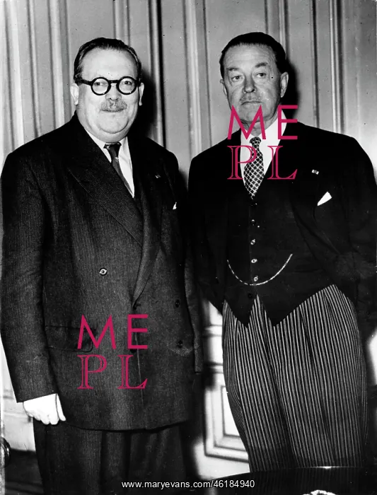: Governor General Lord Harold Alexander, Achille Van Acker : Governor General Lord Harold Alexander, Achille Van Acker