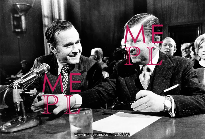 : Governor George H W Bush and Senator John Tower : Governor George H W Bush and Senator John Tower