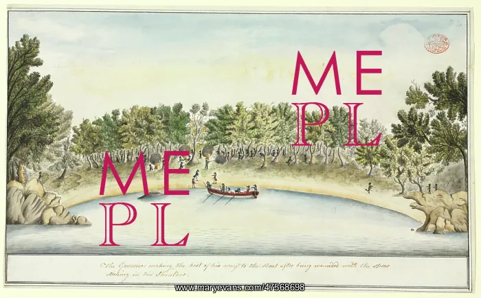 : The Governor making the best of his way to the Boat after be : The Governor making the best of his way to the Boat after be