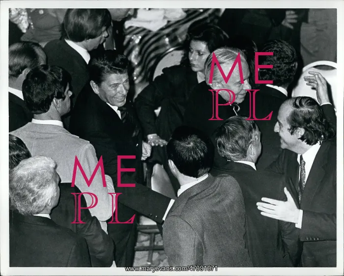 : Governor Ronald Reagan after speech, New York : Governor Ronald Reagan after speech, New York