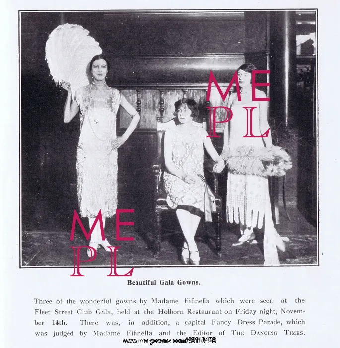 : Three gowns from Fifinella, 1924 : Three gowns from Fifinella, 1924