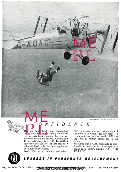 : GQ Parachute - Confidence Sue Burges : GQ Parachute - Confidence Sue Burges