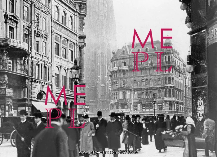 : The Graben in Vienna, 1909 : The Graben in Vienna, 1909