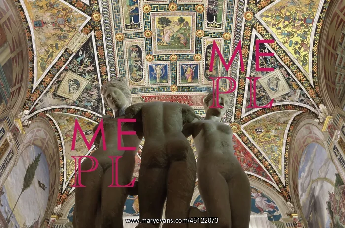 : Three Graces statue, Piccolomini Library, Siena : Three Graces statue, Piccolomini Library, Siena