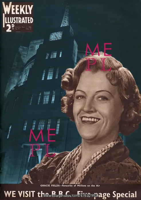 : Gracie Fields, English singer and actress : Gracie Fields, English singer and actress