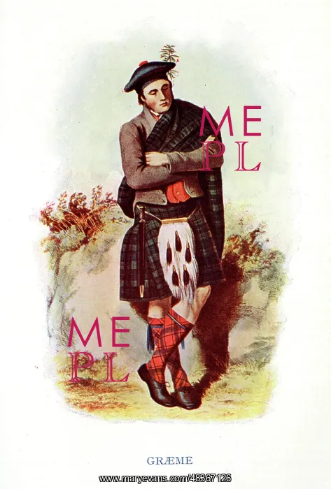 : Graeme, Traditional Scottish Clan Costume : Graeme, Traditional Scottish Clan Costume