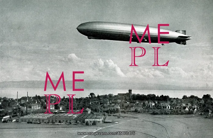  : Graf Zeppelin over Friedrichshafen, Germany