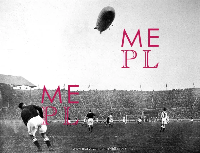 : The Graf Zeppelin over Wembley during the F.A. Cup Final : The Graf Zeppelin over Wembley during the F.A. Cup Final