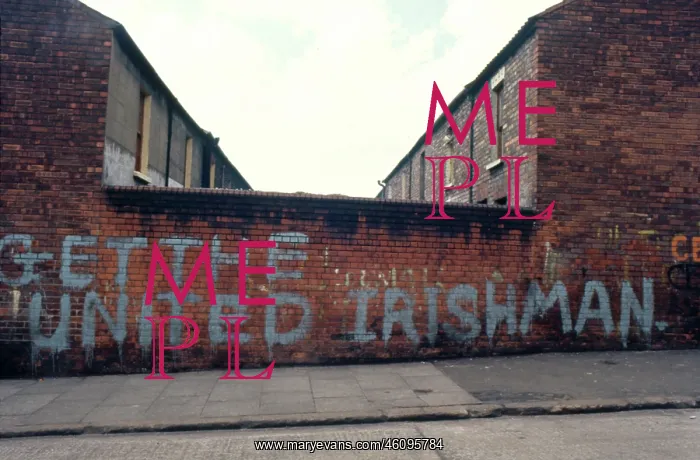 : Graffiti on a wall, Northern Ireland : Graffiti on a wall, Northern Ireland