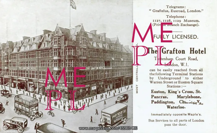 : The Grafton Hotel, London : The Grafton Hotel, London
