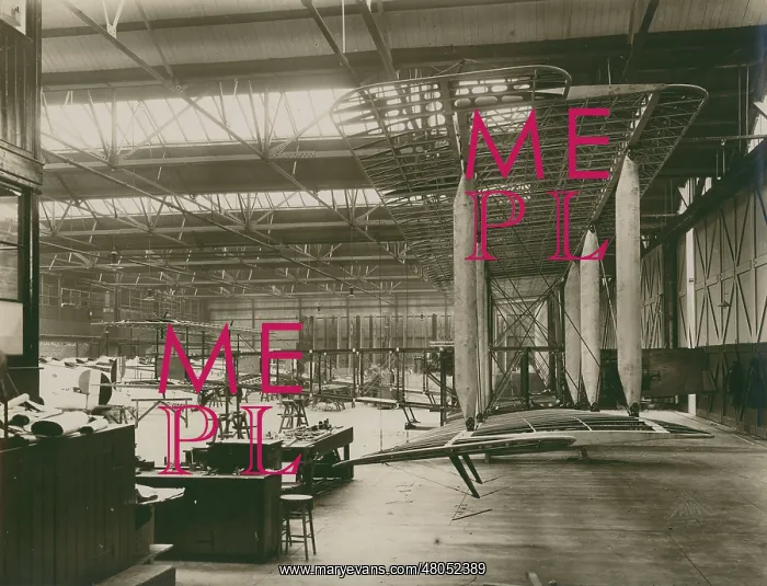 : Grahame-White E 4 The Ganymede during construction : Grahame-White E 4 The Ganymede during construction