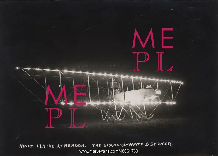 : Grahame-White Type 10 Charabanc illuminated for night-flying : Grahame-White Type 10 Charabanc illuminated for night-flying